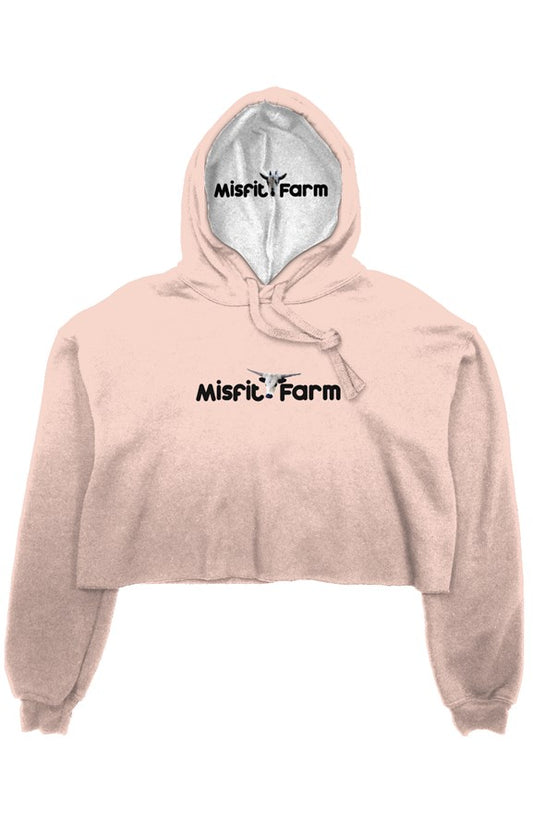 The Misfit Farm crop fleece hoodie