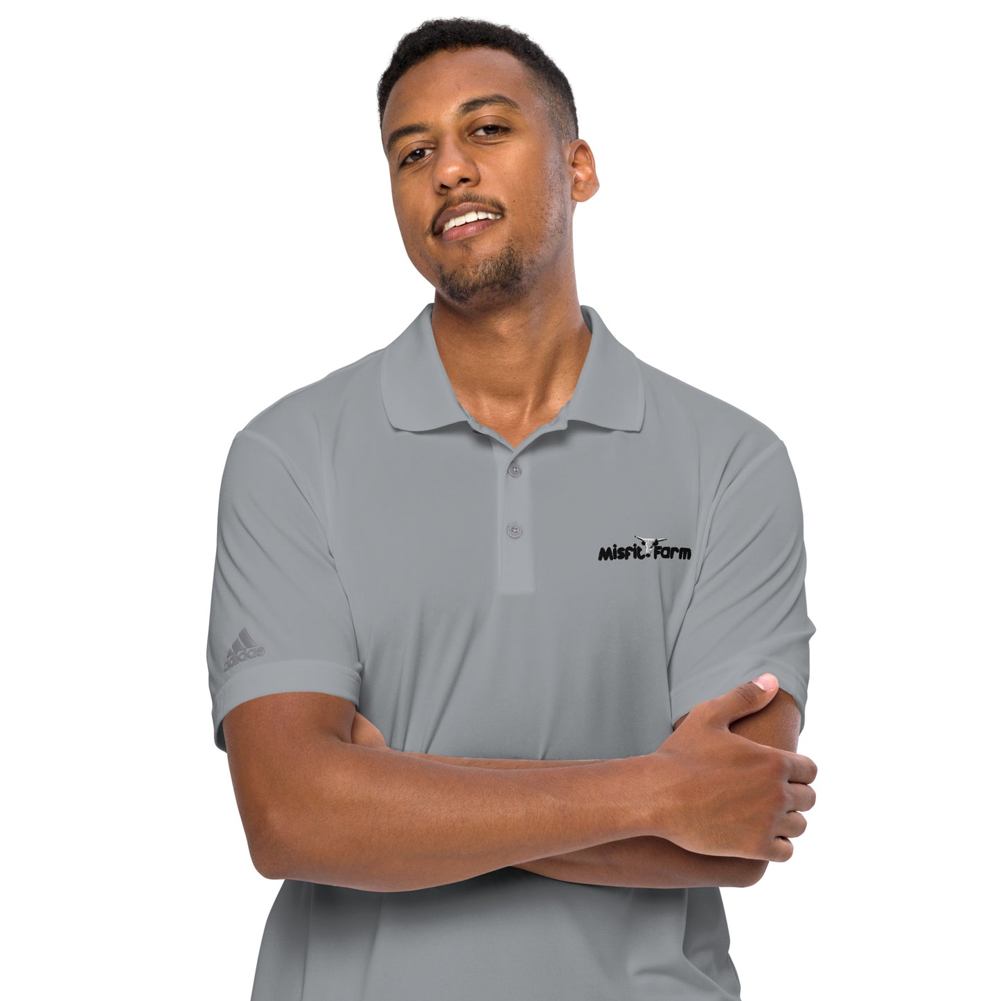 The Misfit Farm adidas performance polo shirt