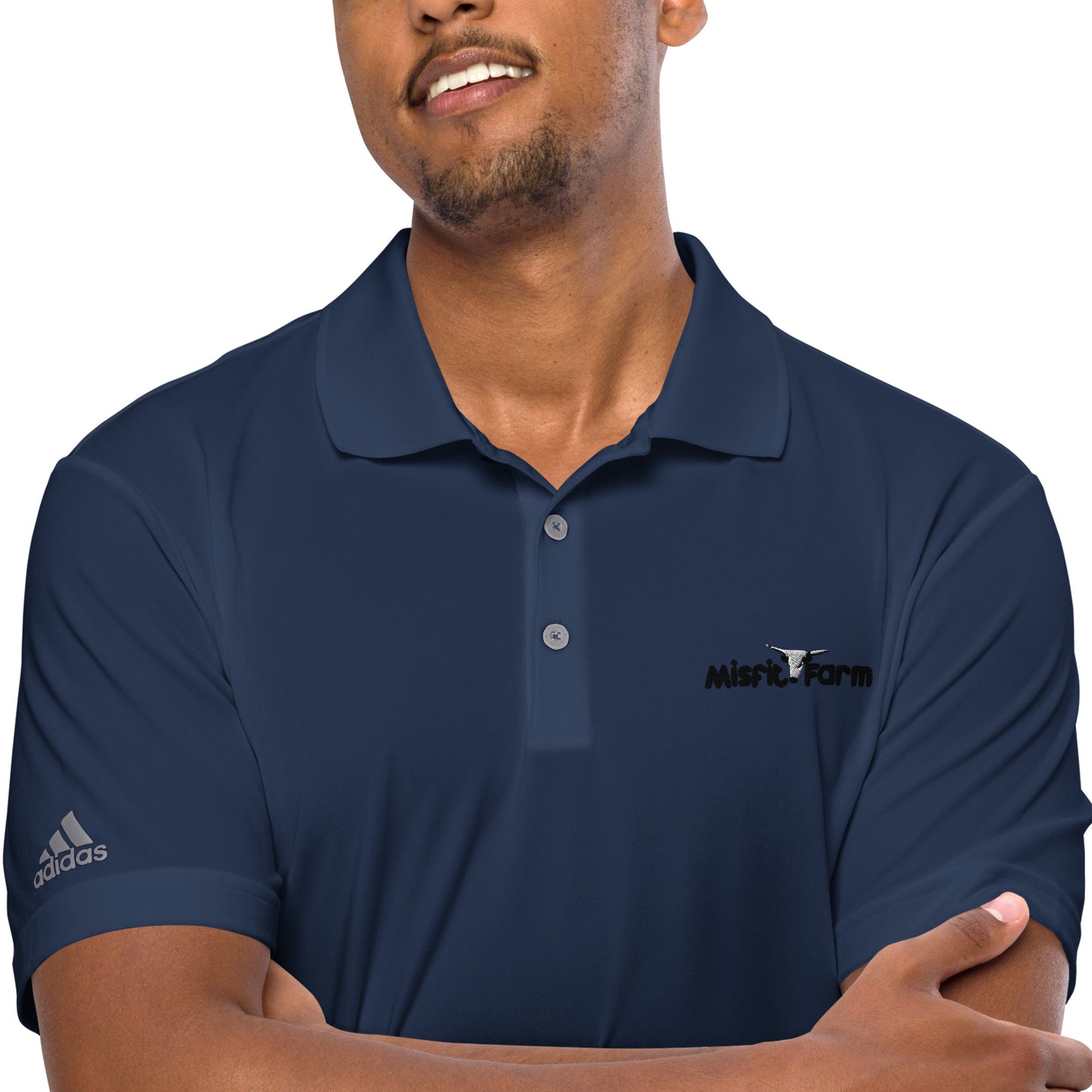 The Misfit Farm adidas performance polo shirt