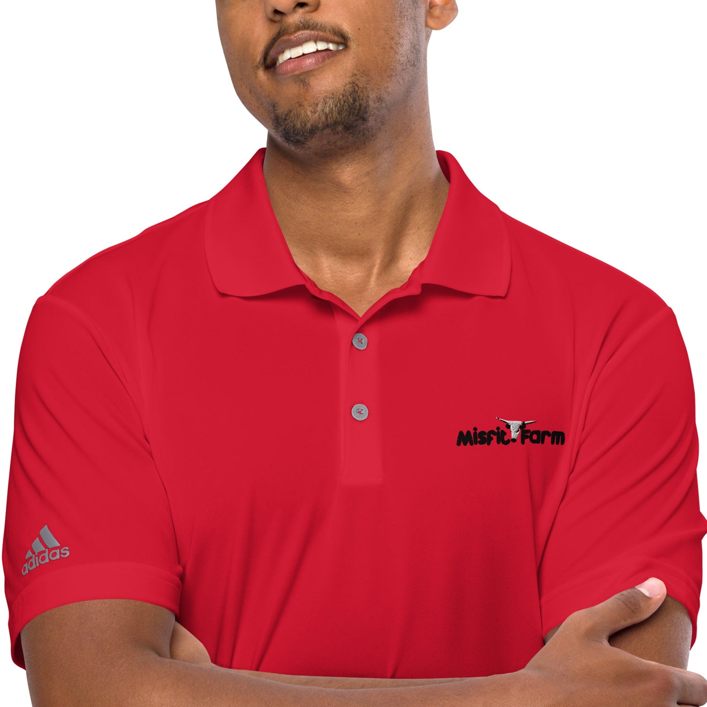 The Misfit Farm adidas performance polo shirt