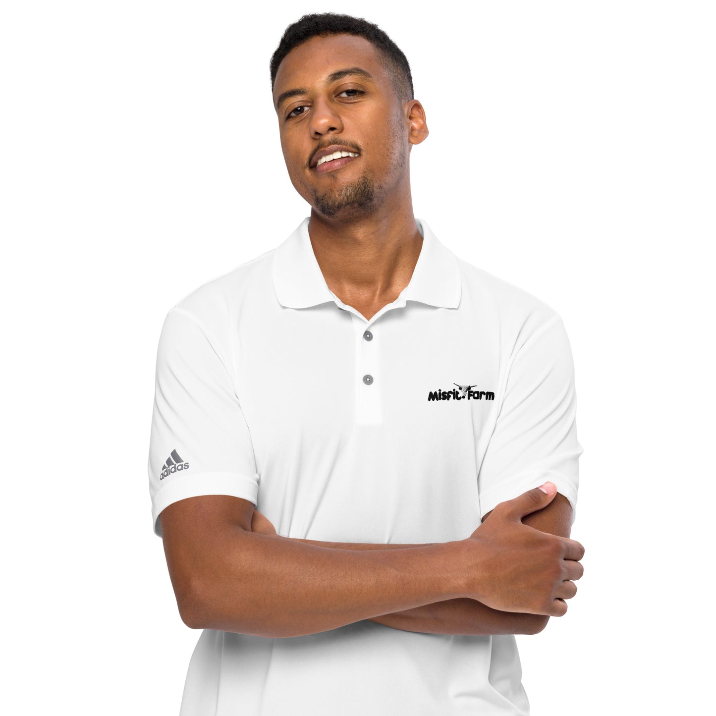 The Misfit Farm adidas performance polo shirt