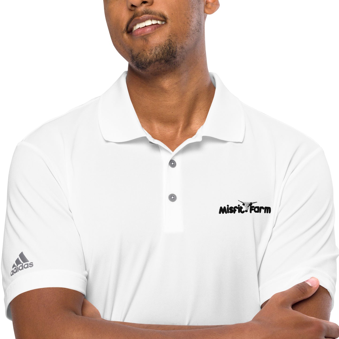 The Misfit Farm adidas performance polo shirt