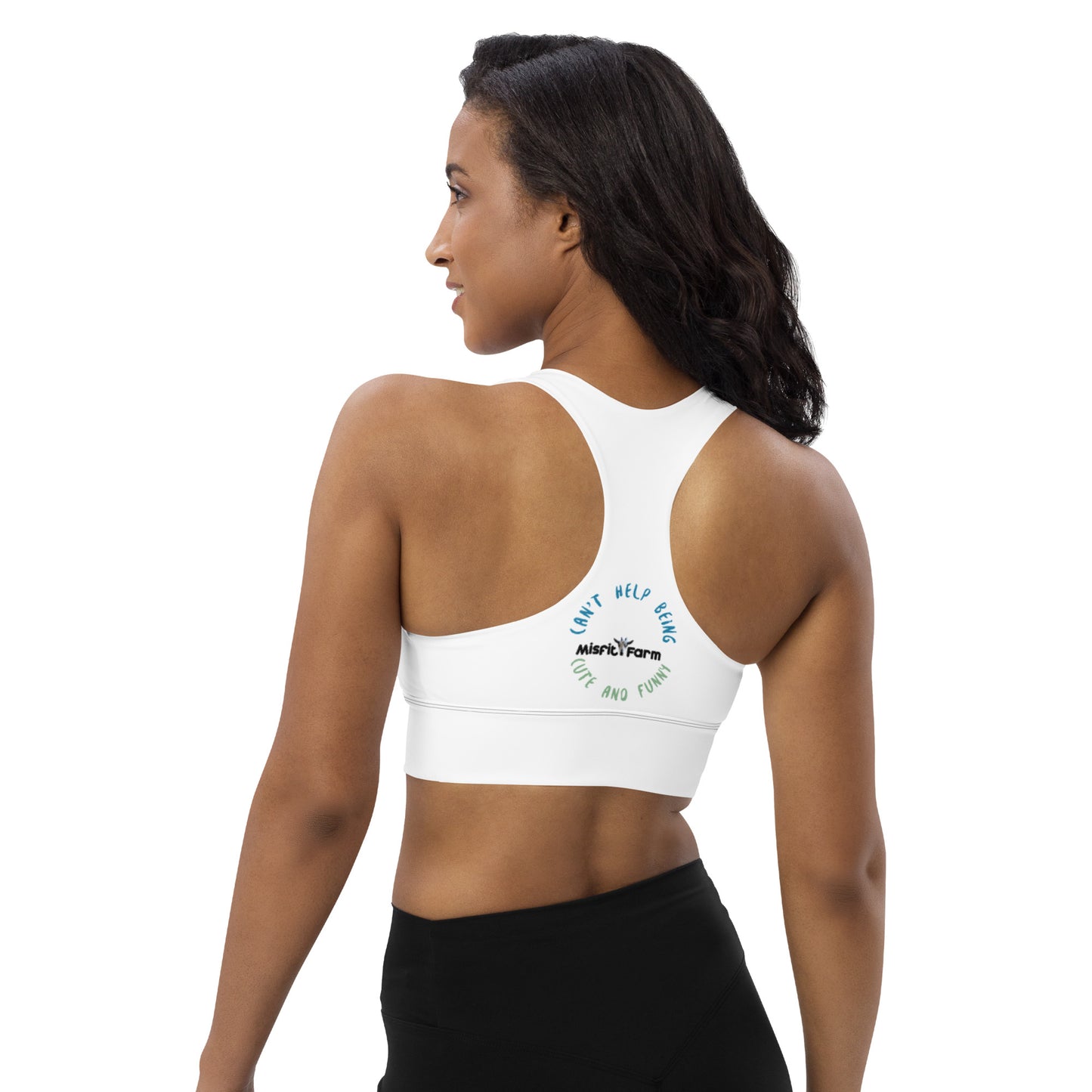 The Misfit Farm Longline sports bra