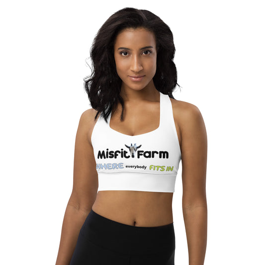 The Misfit Farm Longline sports bra