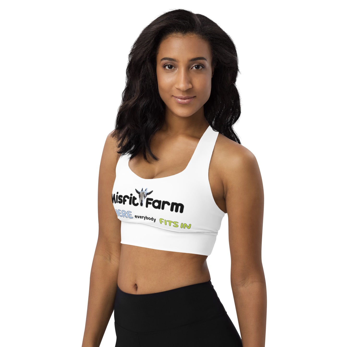 The Misfit Farm Longline sports bra