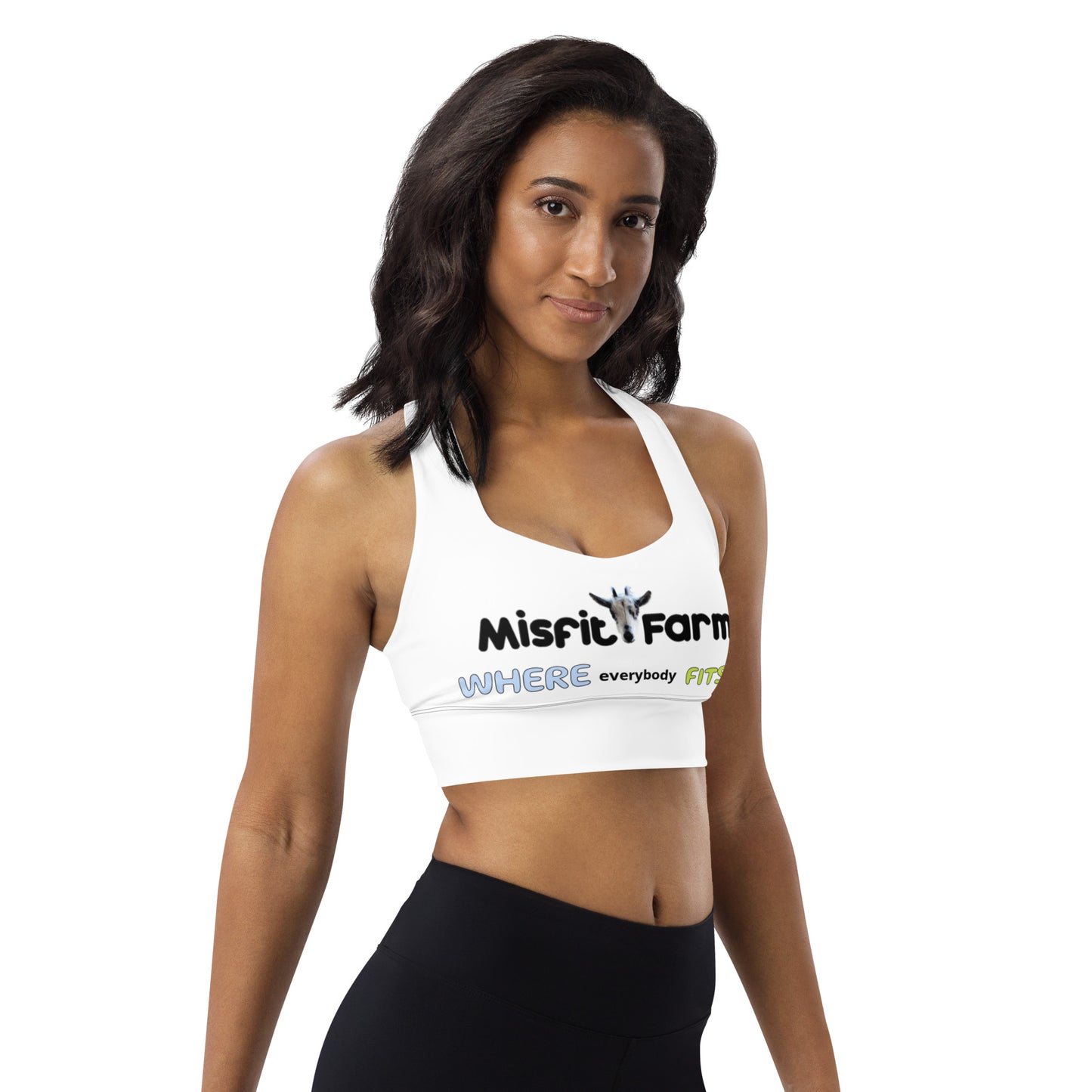 The Misfit Farm Longline sports bra