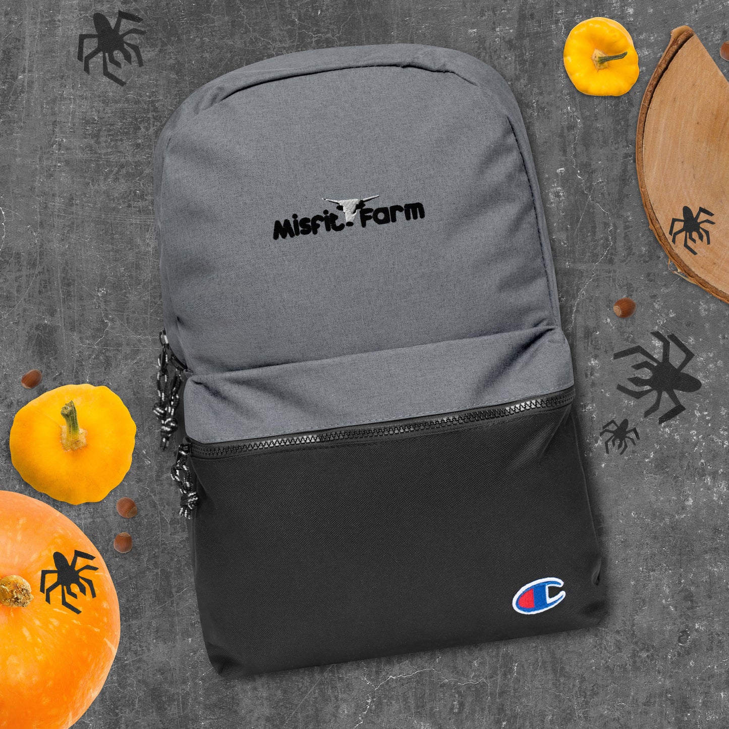 The Misfit Farm Embroidered Champion Backpack