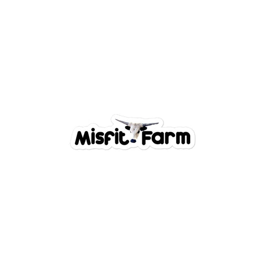 The Misfit Farm Bubble-free stickers