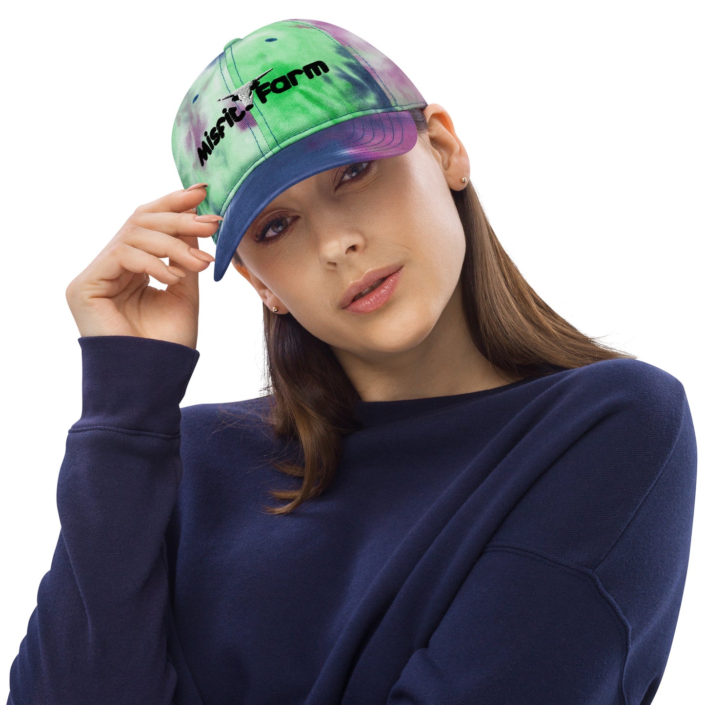 The Misfit Farm Tie dye hat