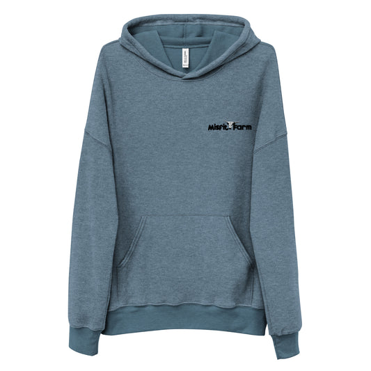 The Misfit Farm Unisex sueded fleece hoodie